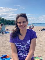 Love Lingo Team Purple Heather Ladies V-Neck