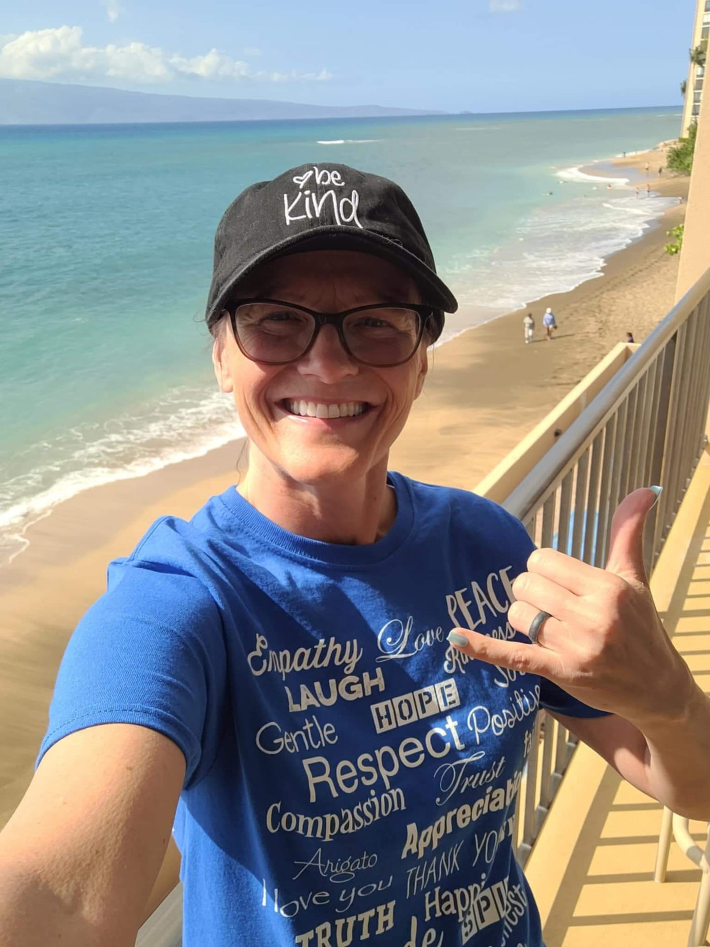 Royal Blue Positive Message Tee – Unisex Inspirational T-Shirt | Love Lingo