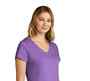 Love Lingo Team Purple Heather Ladies V-Neck