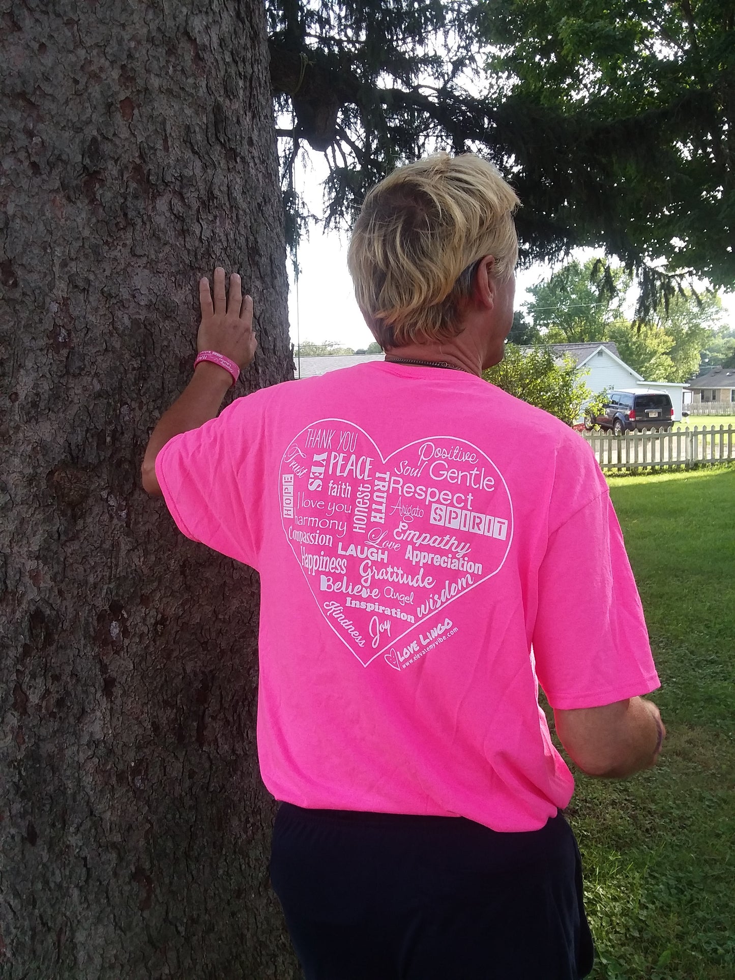 Heart Design of Love Lingo Unisex Tees in 3 Colors