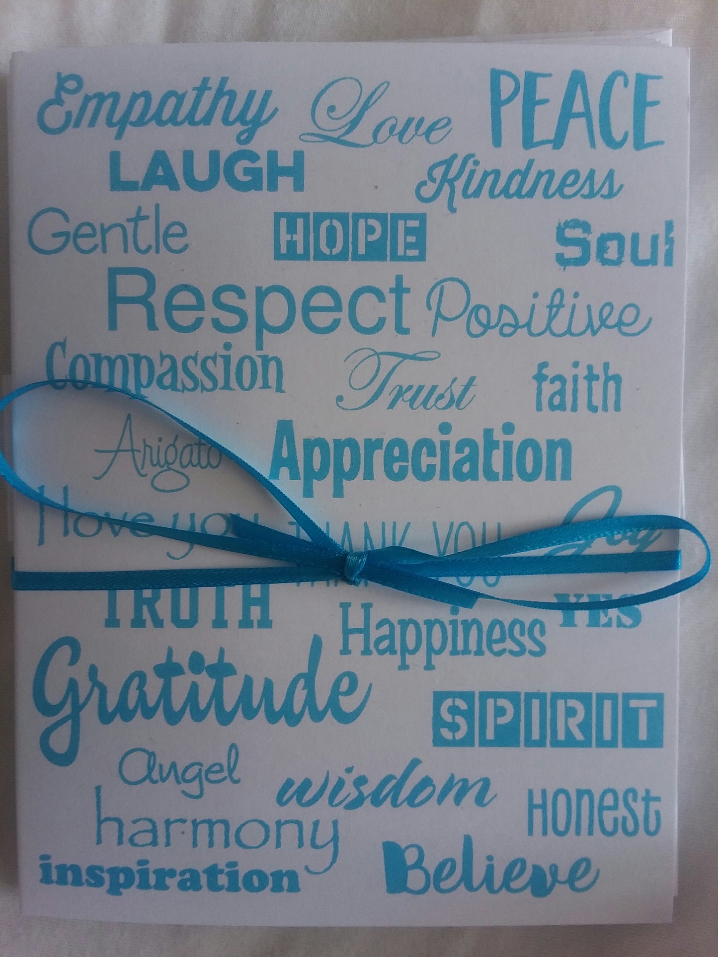 Love Lingo Thank You Card Packs (Aqua-Marine)
