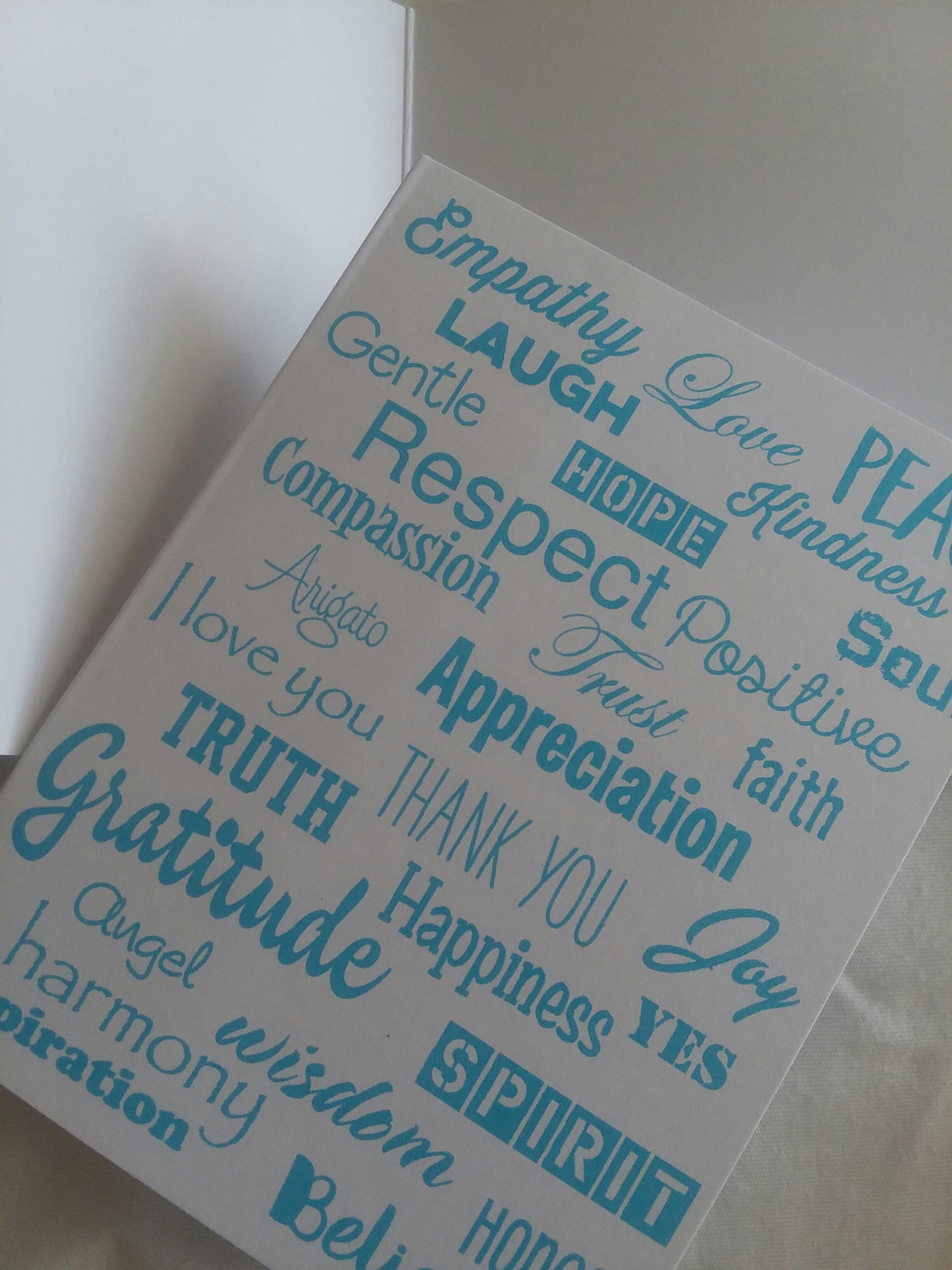 Love Lingo Thank You Card Packs (Aqua-Marine)