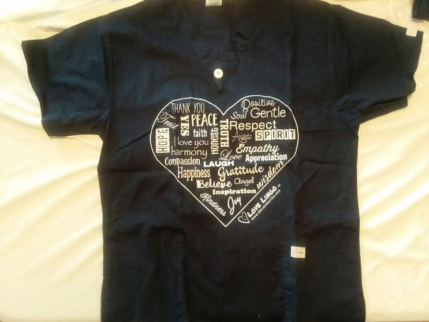 Love Lingo Unisex Scrub Tops (Pre-order)