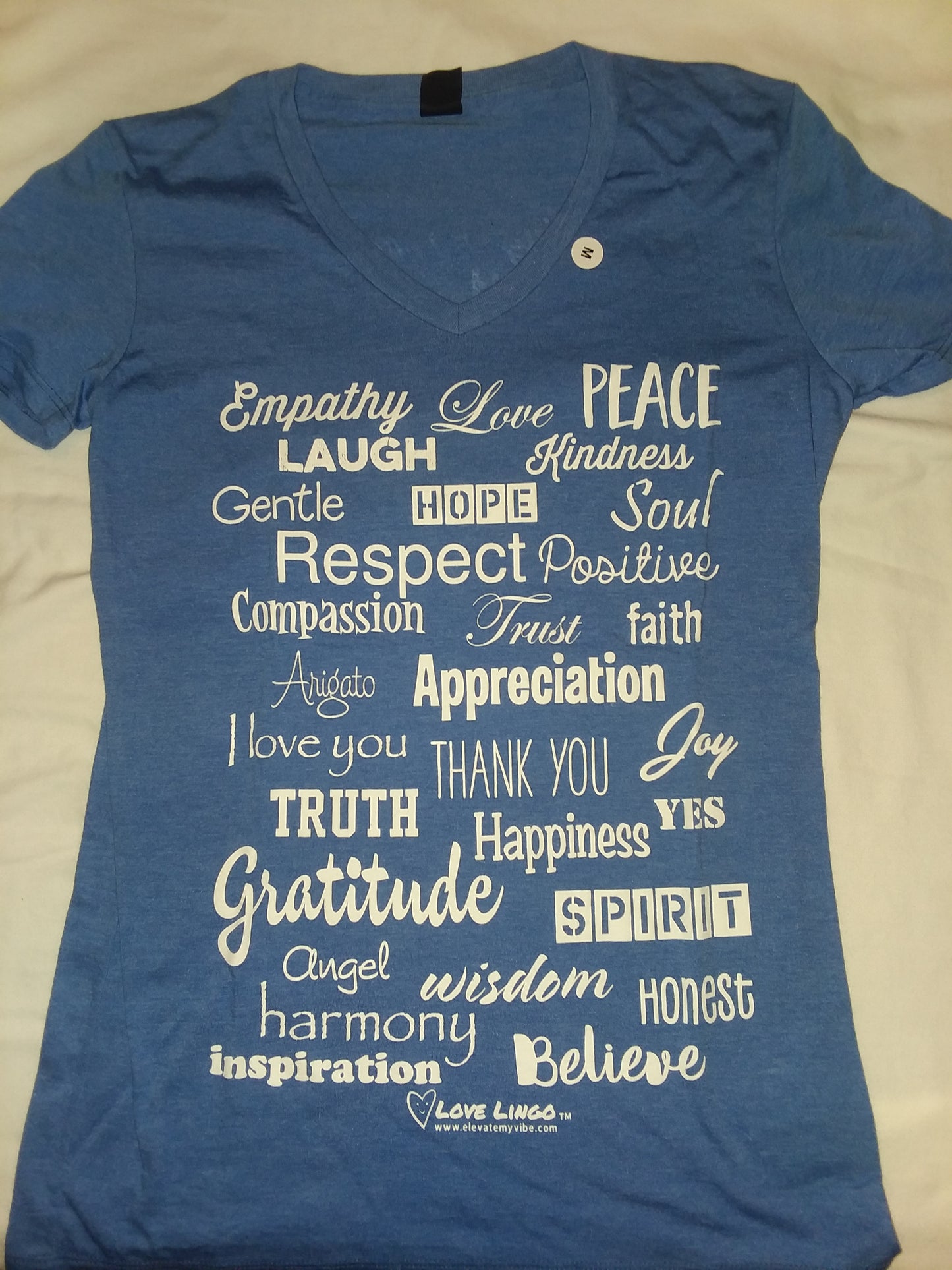 Allmade/Love Lingo Ladies V-neck Tee