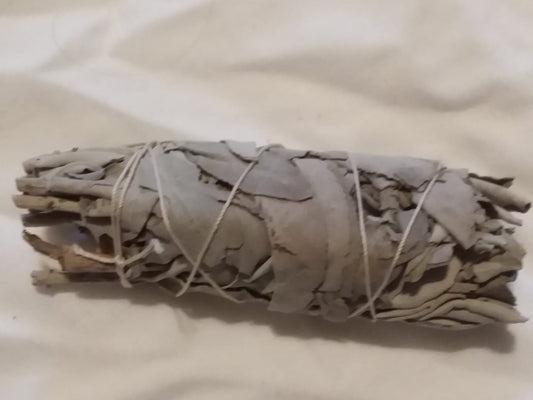 4 inch White sage wrapped Palo Santo Smuge Stick.