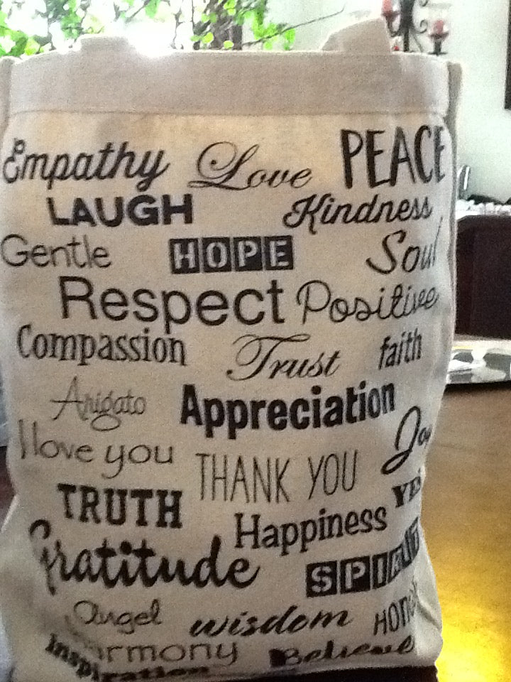 Love Lingo Canvas Tote Bag