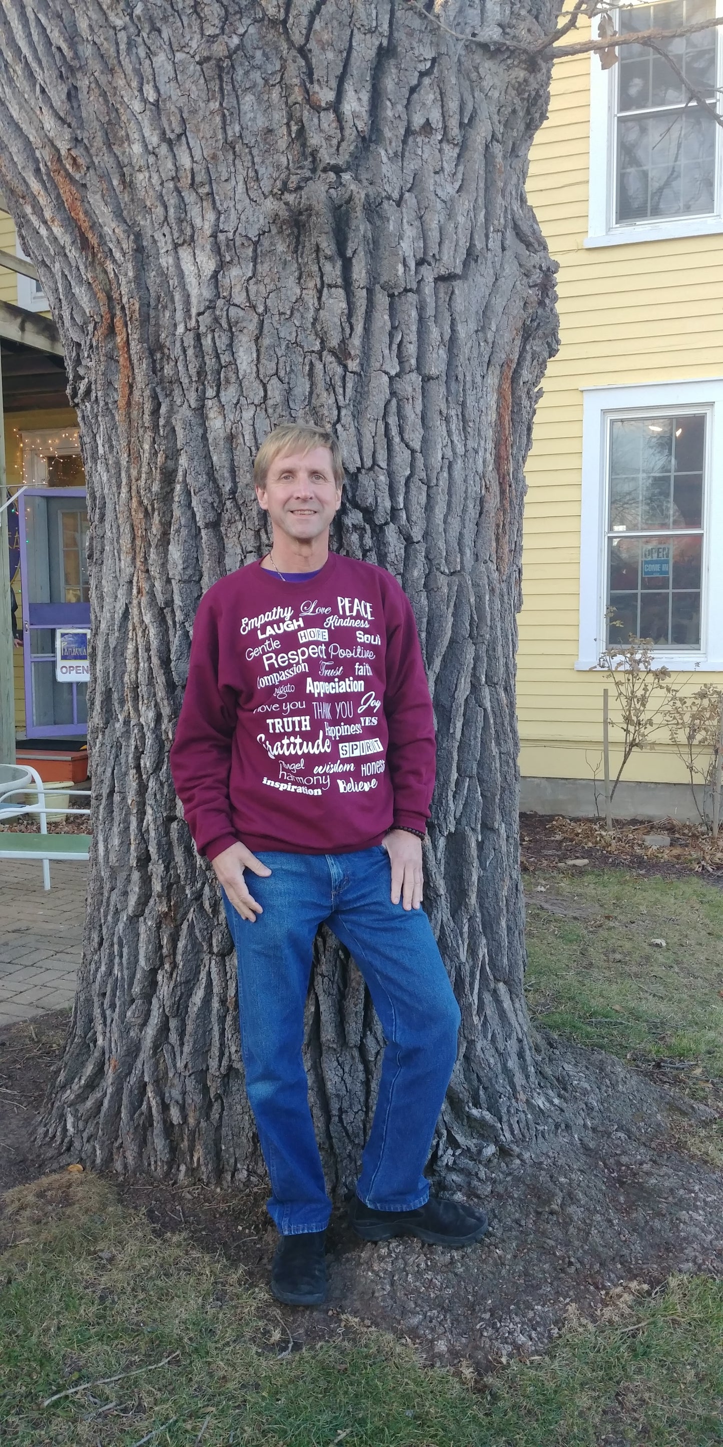Maroon Love Lingo Unisex Crew neck Sweat Shirt