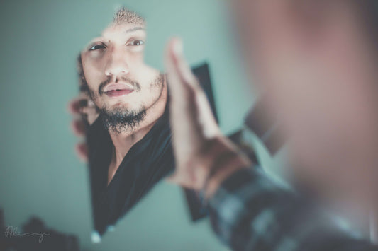 person reflecting vs moving forward