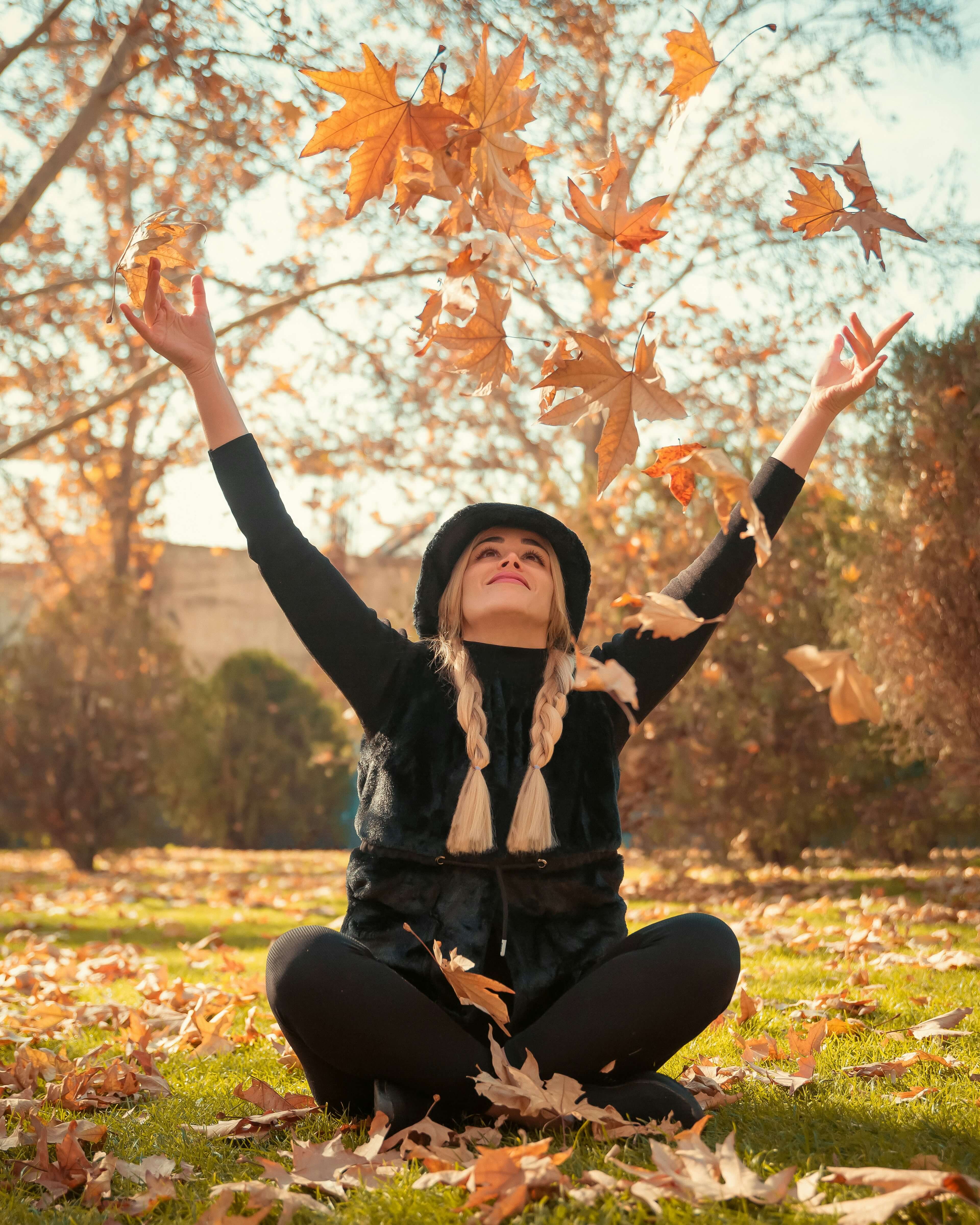 Women Being Grateful in Nature