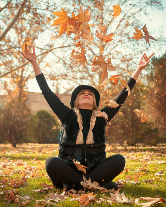 Women Being Grateful in Nature
