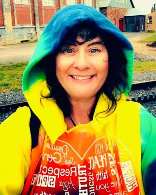Tie dye hooded sweatshirt