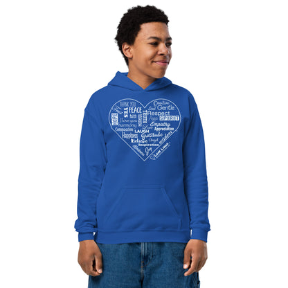 Positive Inspirational Youth heavy blend hoodie.