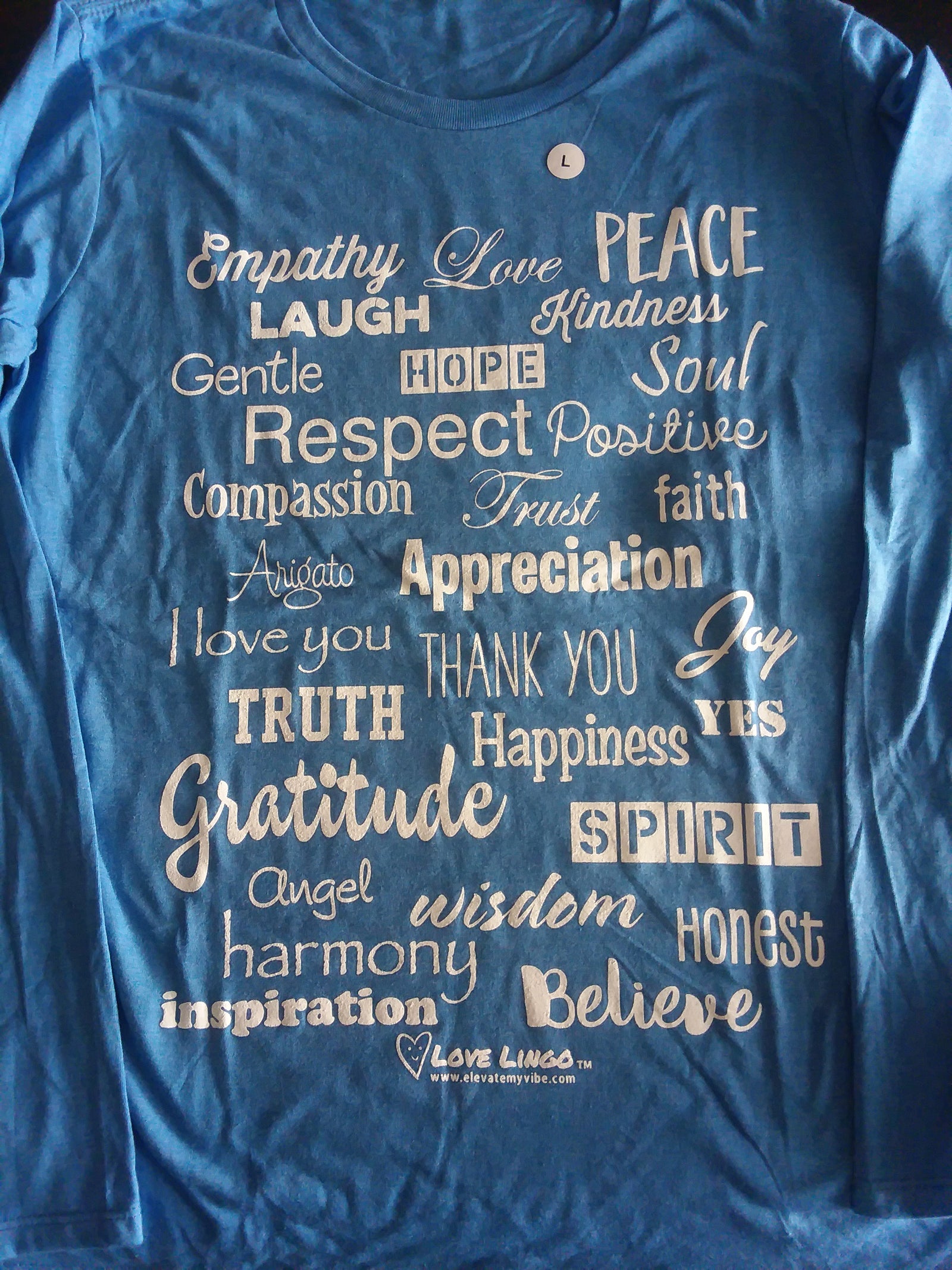 Allmade/Love Lingo Unisex Long Sleeve Tee