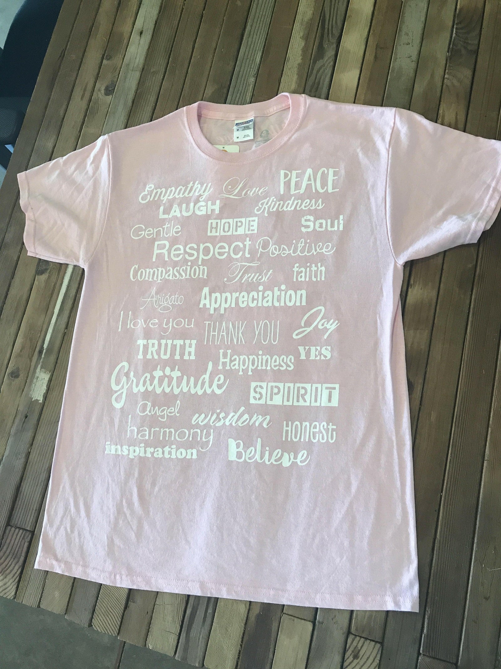 Soft Pink Love Lingo Unisex Classic T-Shirt