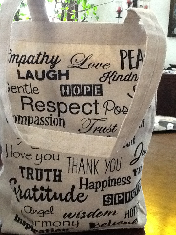 Love Lingo Canvas Tote Bag